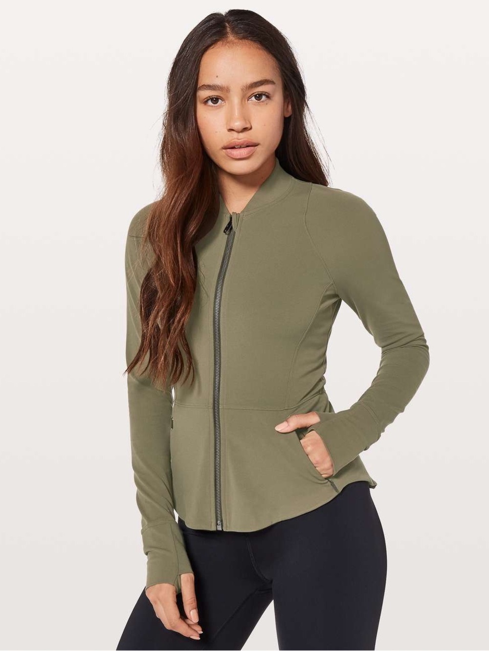 Lululemon The Ease Jacket Sage Size 12